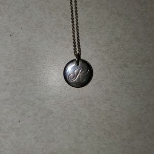 Tiffany & Co. Initial necklace "K"